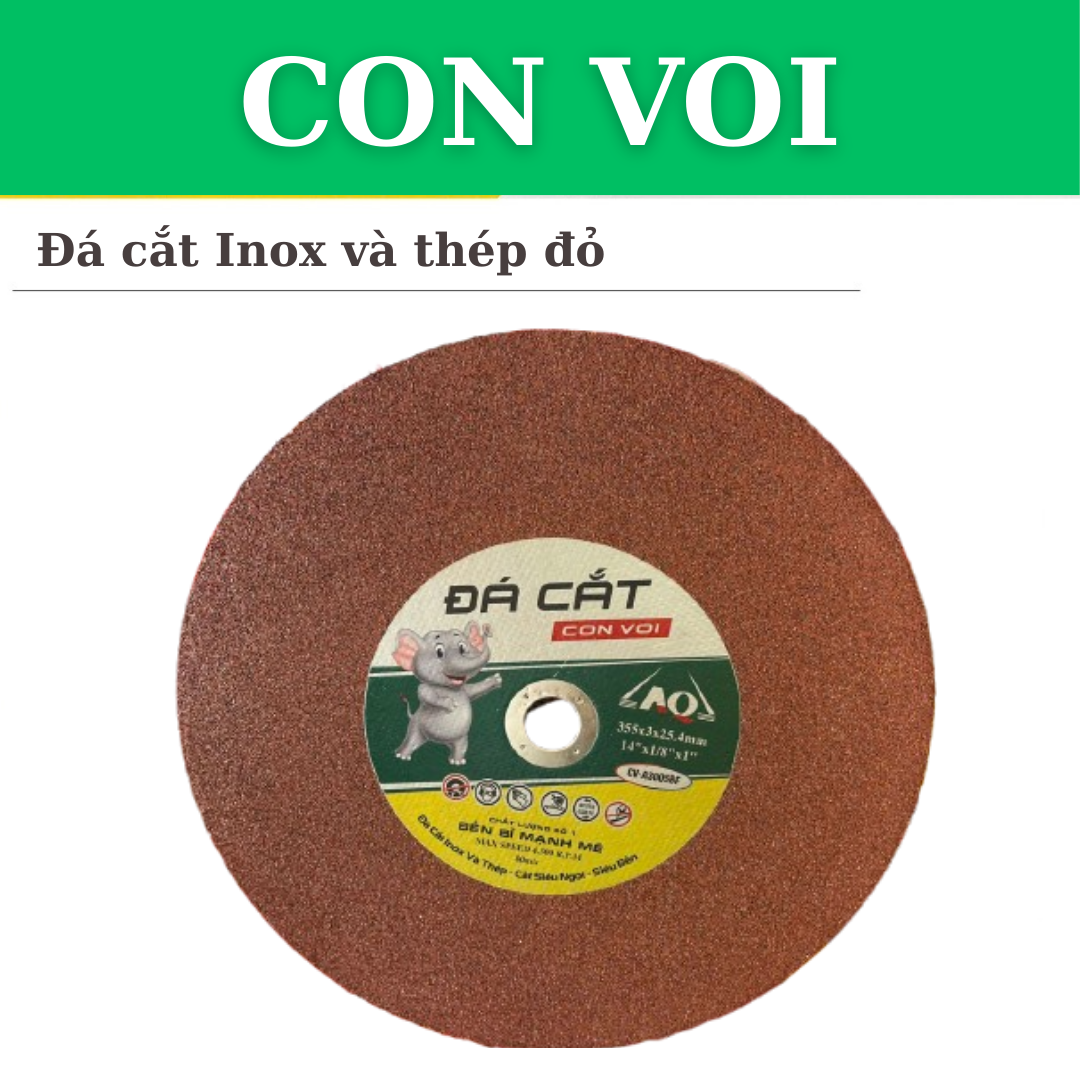 Đá cắt inox và thép đỏ Đá cắt inox và thép đỏ